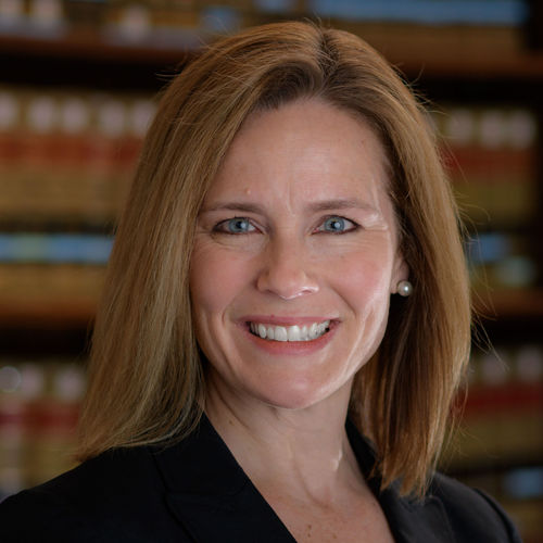 Amy Coney Barrett, Supreme Court Justice after Ginsburg.