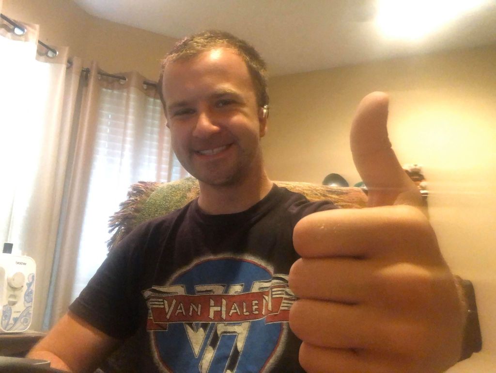 Corey Toomey, the site blogger, giving you a thumbs-up. It's his way of saying, "thank you for reading!"